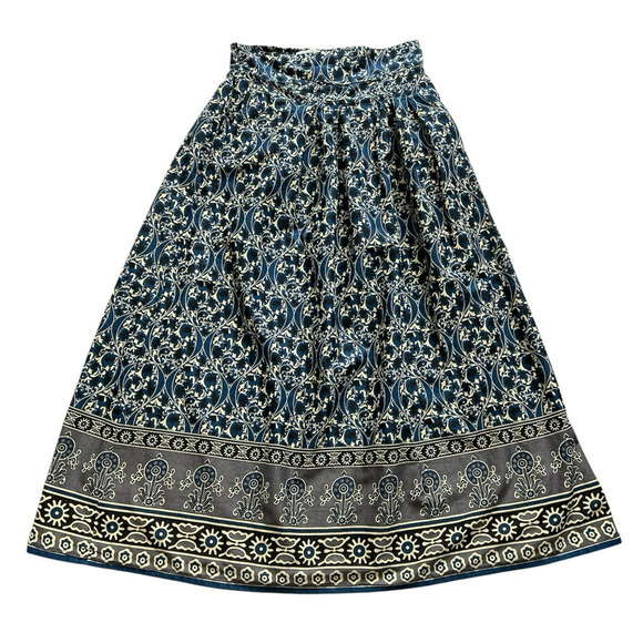 Cost Plus World Market Skirt Womens S/M Midi Pull On Floral Cottagecore Boho - Picture 12 of 12